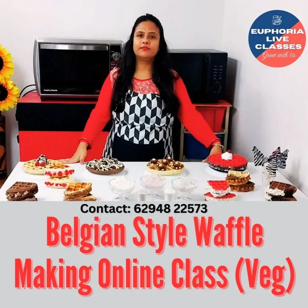Belgian Waffle Making Online Class (Veg)