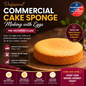 Commercial Cake Sponge Making with Eggs Online Class