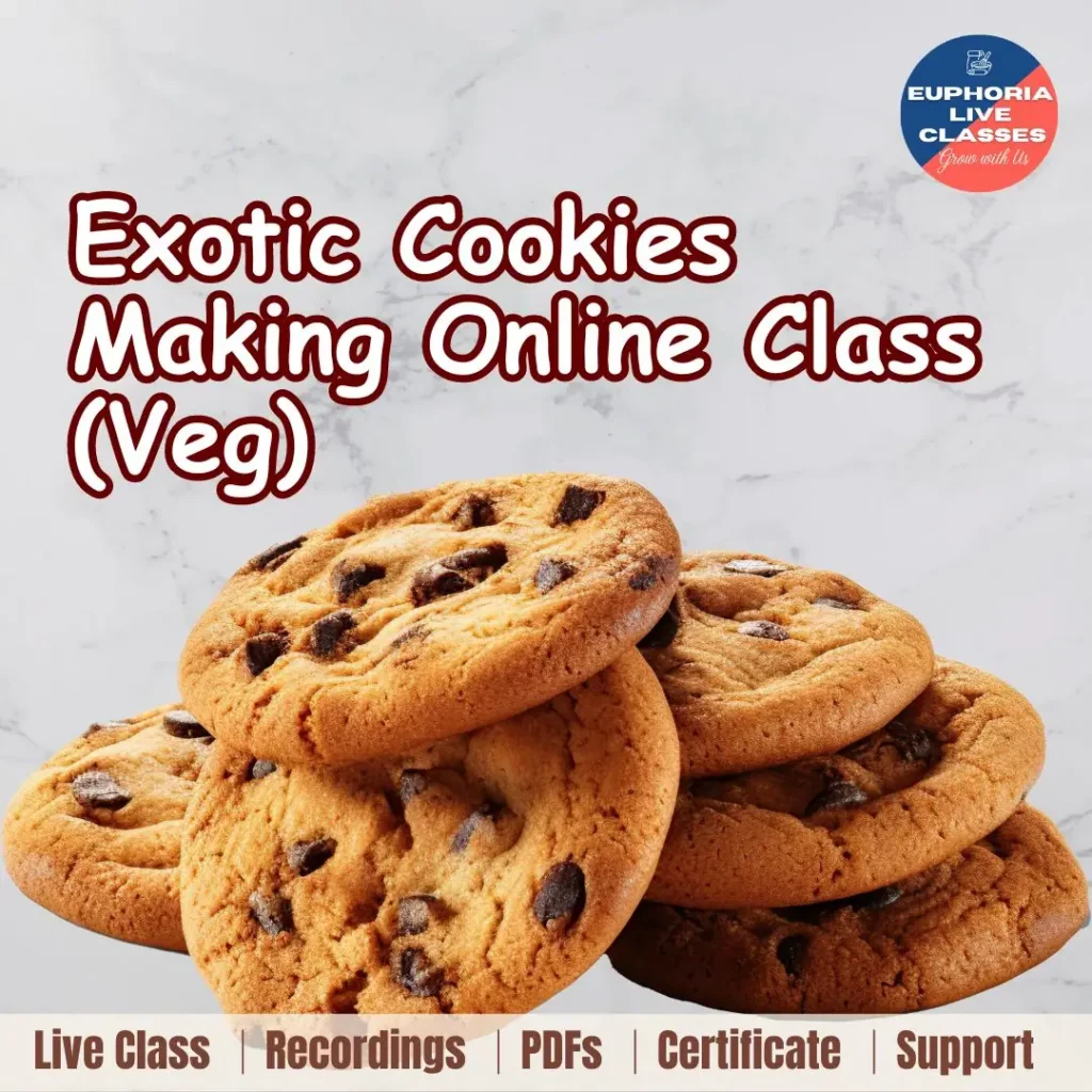 Exotic Cookies Making Online Class (Veg)