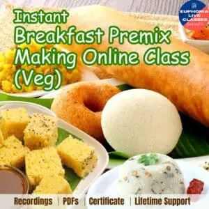Instant Breakfast Premix Making Online Class (Veg)