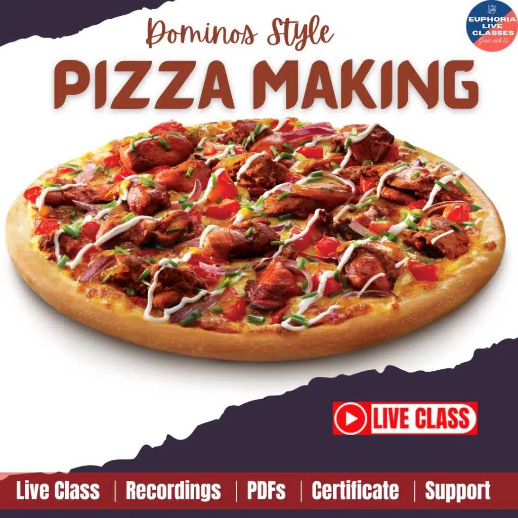 Dominos Style Pizza Making Online Class (Veg)