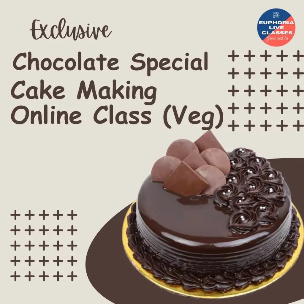 Exclusive Chocolate special Cake Making Online Class (Veg)