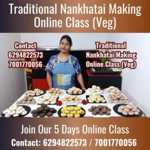 Nankhatai making