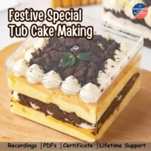 Tub Cake Making Online Class