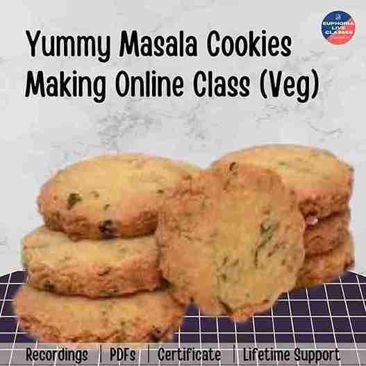 Yummy Masala Cookies Making Online Class (Veg)