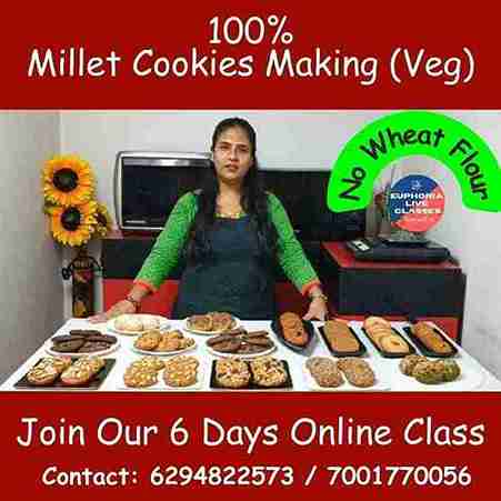 Millet Special Cookies Making Online Class (Veg)