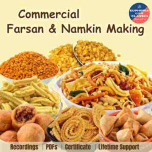Commercial Farsan and Namkin Making Online Class (Veg)