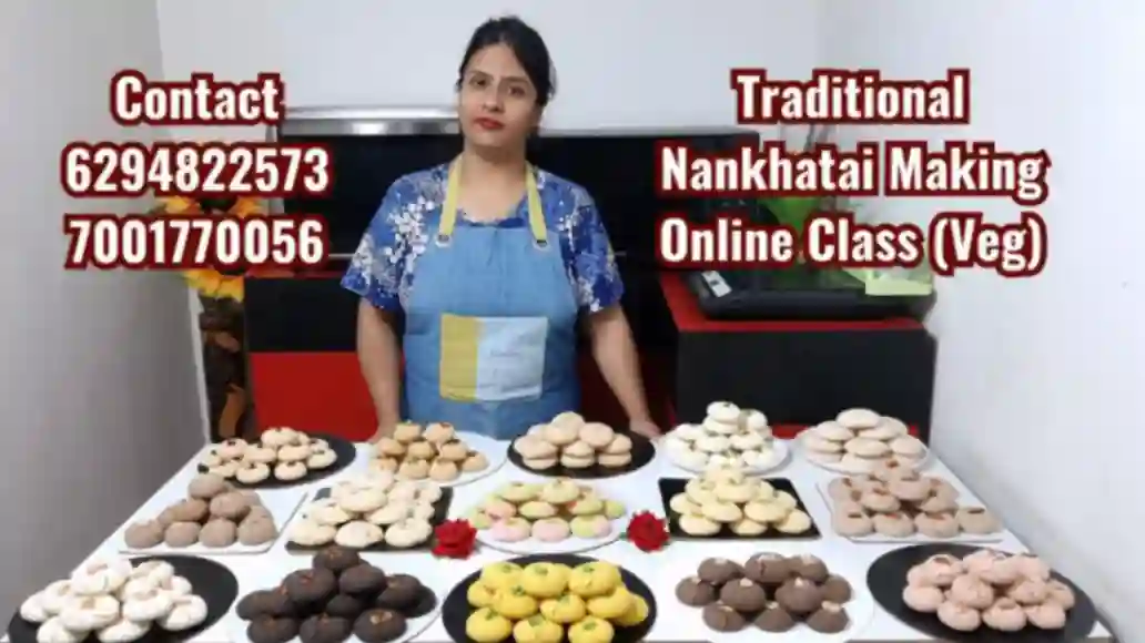 Traditional Nankhatai Making Online Class (Veg)