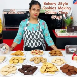 Bakery Style Cookies Making Online Class (Veg)