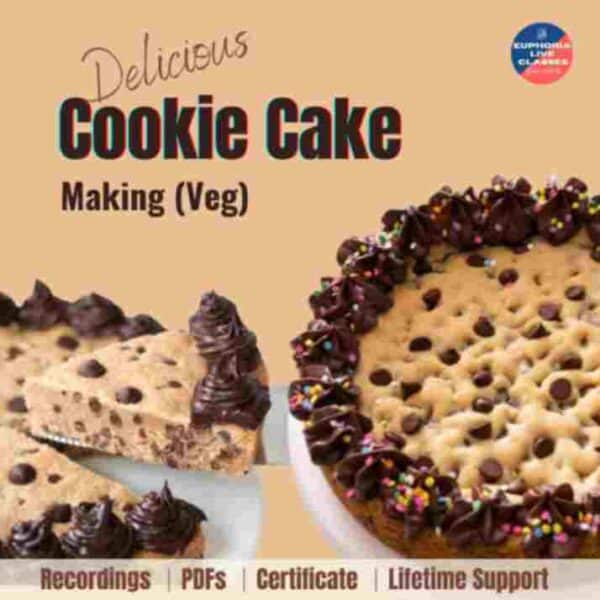 Cookie Cake Making Online Class (Veg)