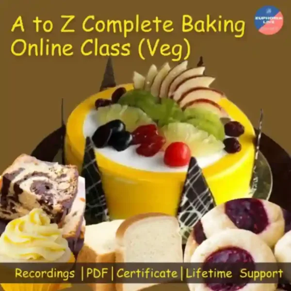 A to Z Complete Baking Online Class (Veg)