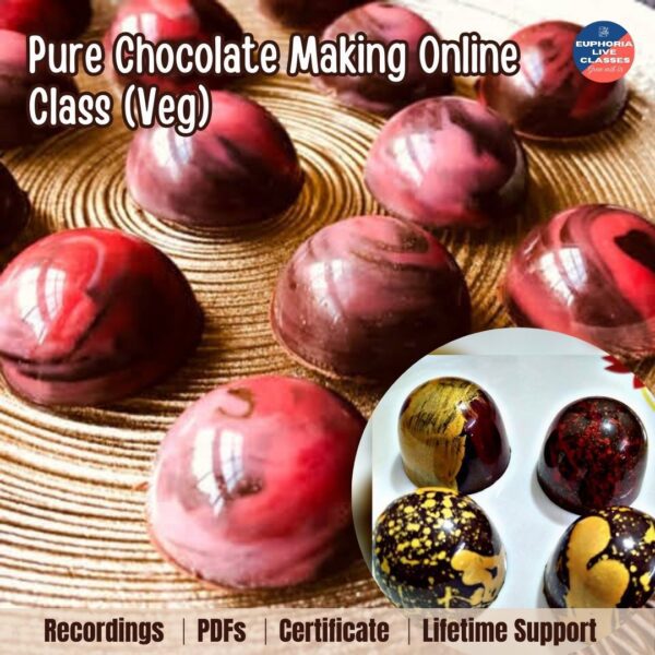 Pure Chocolate Making Online Class (Veg)