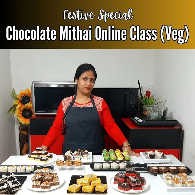 Festive Special Chocolate Mithai Making Online Class (Veg)