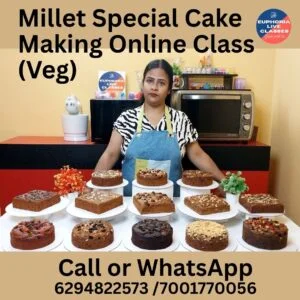 Millet Special Cake Making Online Class (Veg)